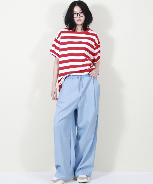 DEMARC(ドゥマーク)の「VINTAGE DENIM WIDE PANTS LIGHT BLUE(スラックス・レディース・その他・MEDIUM/LARGE)」の15枚目の写真