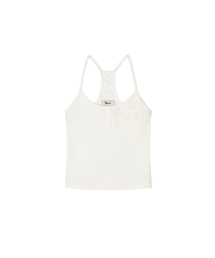 Zenu Pocket Hotfix Top White