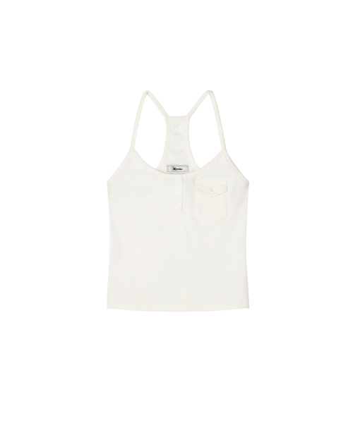 KASHIKO(カシコ)の「Zenu Pocket Hotfix Top White(Tシャツ/カットソー・レディース・その他・FREE)」の1枚目の写真