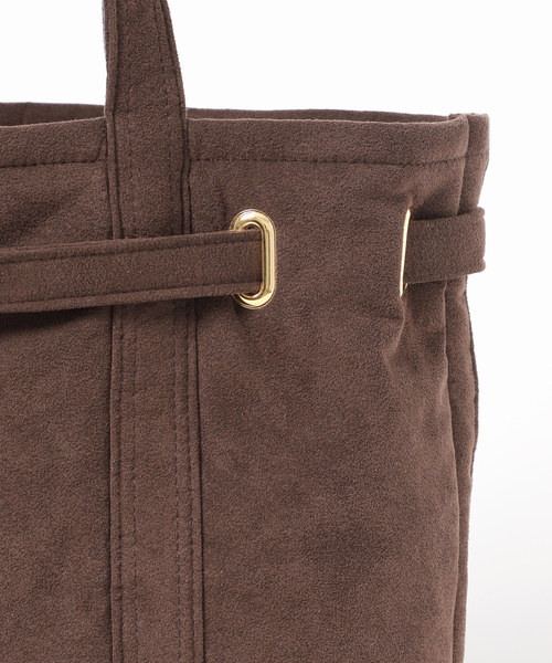 journal standard L'essage（ジャーナルスタンダードレサージュ）の「《追加2》別注【SITA PARANTICA】スエードライク チャームツキトートM（トートバッグ・レディース・ブラウン系その他・FREE）」の7枚目の写真