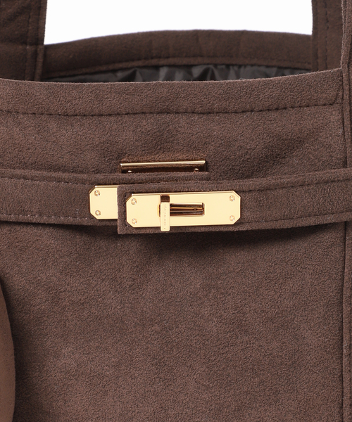 journal standard L'essage（ジャーナルスタンダードレサージュ）の「《追加2》別注【SITA PARANTICA】スエードライク チャームツキトートM（トートバッグ・レディース・ブラウン系その他・FREE）」の10枚目の写真