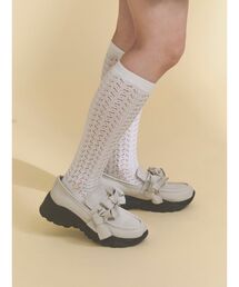 merry jenny | ribbonプラットフォームスニーカー(スニーカー)