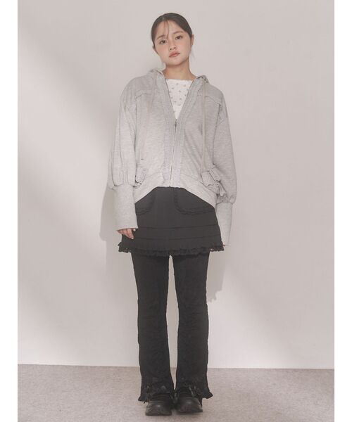 merry jenny（メリージェニー）の「ribbonプラットフォームスニーカー（スニーカー・レディース・ブラック/アイボリー・LARGE/MEDIUM）」の17枚目の写真