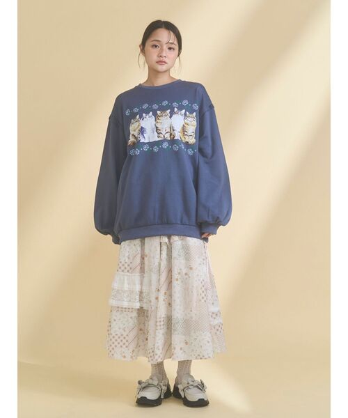 merry jenny（メリージェニー）の「ribbonプラットフォームスニーカー（スニーカー・レディース・ブラック/アイボリー・LARGE/MEDIUM）」の21枚目の写真