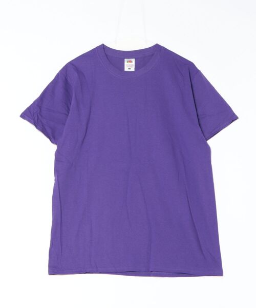 FRUIT OF THE LOOM(フルーツオブザルーム)の「JLS FTL アクティブTシャツ(Tシャツ/カットソー・メンズ・パープル/グリーン/オレンジ/イエロー/レッド/ピンク・L/M/XL)」の3枚目の写真