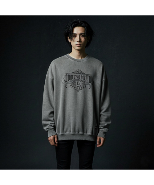 EIGHTVOLUME(エイトボリューム)の「EVユニソンピグメント裏起毛スウェット(グレー)(スウェット・メンズ・その他・MEDIUM/LARGE)」の2枚目の写真