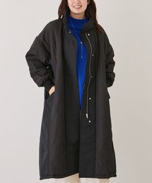 キルトロングコート