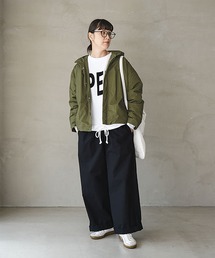 solamonat poche（ソラモナポッシェ）の「ばさっとフードダウンジャケット（ダウンジャケット/コート）」