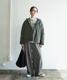 solamonat poche（ソラモナポッシェ）の「ばさっとフードダウンジャケット（ダウンジャケット/コート）」