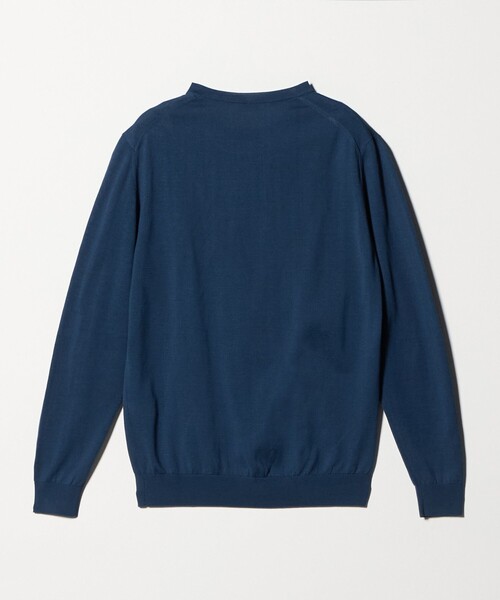 UNITED ARROWS(ユナイテッドアローズ)の「コットン ハイゲージ クルーネック ニット(ニット/セーター・メンズ・ライトグレー/オレンジ/コバルトブルー/ネイビー・M/XL/L/S)」の13枚目の写真