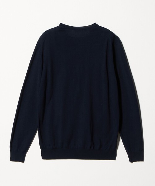 UNITED ARROWS(ユナイテッドアローズ)の「コットン ハイゲージ クルーネック ニット(ニット/セーター・メンズ・ライトグレー/オレンジ/コバルトブルー/ネイビー・M/XL/L/S)」の17枚目の写真