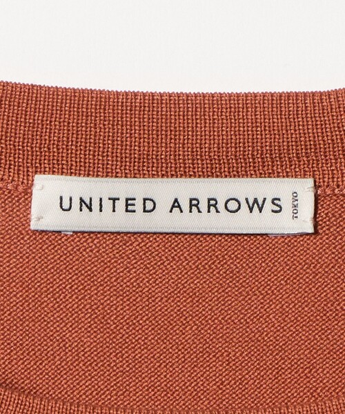 UNITED ARROWS(ユナイテッドアローズ)の「コットン ハイゲージ クルーネック ニット(ニット/セーター・メンズ・ライトグレー/オレンジ/コバルトブルー/ネイビー・M/XL/L/S)」の20枚目の写真