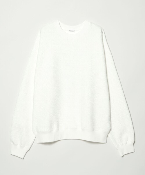 BEAUTY&YOUTH UNITED ARROWS（ビューティーアンドユースユナイテッドアローズ）の「【WEB限定】ブリスター ジャガード スウェット（スウェット・メンズ・グレー/ライトピンク/ブラック/ホワイト・L/M/S）」の2枚目の写真