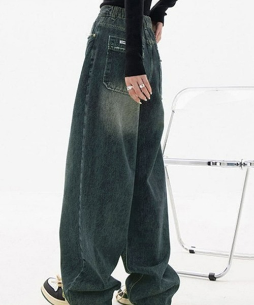 REBALANCE(リバランス)の「ルーズフストレートデニム(デニムパンツ・レディース・A・X-LARGE/LARGE/MEDIUM)」の3枚目の写真