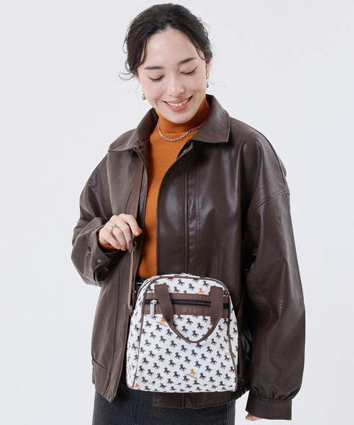 N/S MINI SATCHEL ホースパレード（ショルダーバッグ）｜LeSportsac