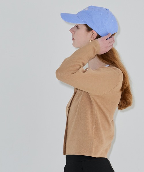 coca（coca）（コカ）の「ウォッシュ加工ロゴ刺繍キャップ（キャップ・レディース・ブルー/ベージュ・ONE SIZE）」の11枚目の写真