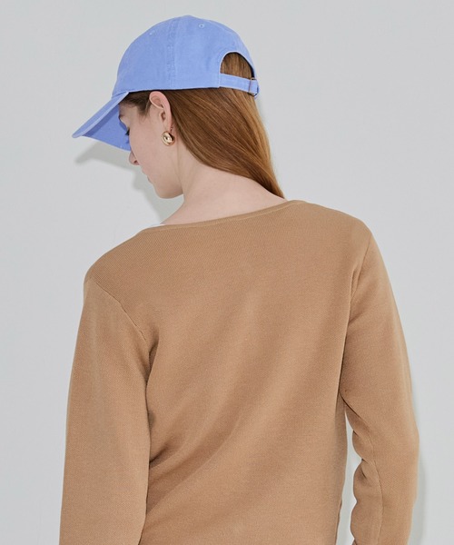 coca（coca）（コカ）の「ウォッシュ加工ロゴ刺繍キャップ（キャップ・レディース・ブルー/ベージュ・ONE SIZE）」の12枚目の写真