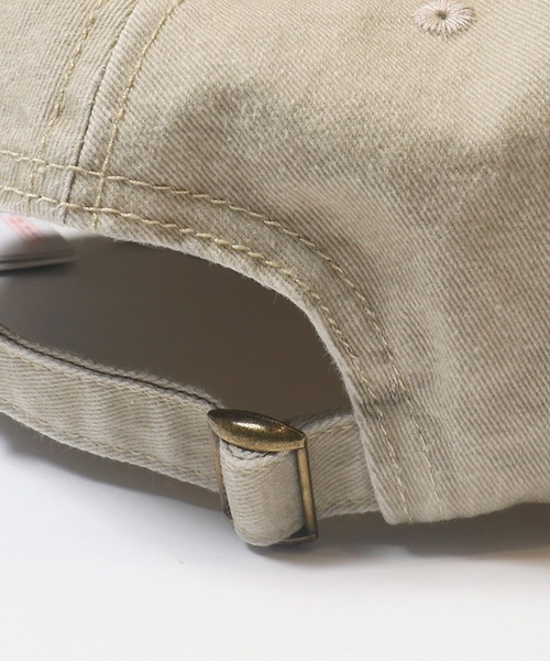 coca（coca）（コカ）の「ウォッシュ加工ロゴ刺繍キャップ（キャップ・レディース・ブルー/ベージュ・ONE SIZE）」の20枚目の写真