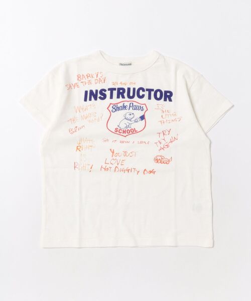 DENIM DUNGAREE(デニムダンガリー)の「INSTRUCTOR Tee(Tシャツ/カットソー・キッズ・ホワイト・145/135)」の1枚目の写真
