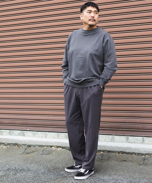 B&T CLUB(ビーティークラブ)の「トレーナー メンズ 大きいサイズ スウェット ピグメントポンチ 無地 クルーネック トレーナー B&T CLUB ビーアンドティークラブ(スウェット・メンズ・ライトグリーン/ブルー/ダークグレー/ワイン・X3(6L~7L)/X2(4L~5L)/X1(3L~4L))」の8枚目の写真