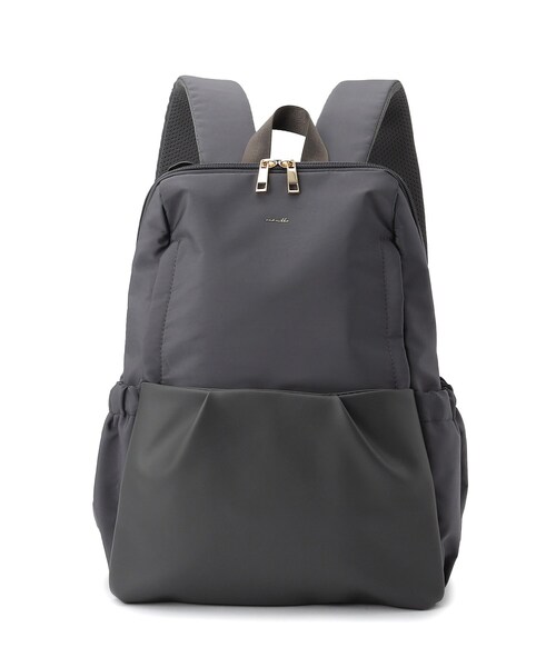 ITS'DEMO(イッツデモ)の「【収納アドバイザー監修】バルーンリュック(バックパック/リュック・レディース・グレー/ベージュ/ブラック・00)」の16枚目の写真
