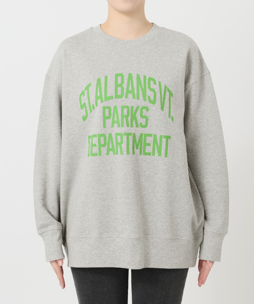 JOURNAL STANDARD relume(ジャーナルスタンダード レリューム)の「《WEB限定追加4》ST.ALBANSロゴスウェット(スウェット・レディース・グレー/オートミール/ネイビー・FREE)」の12枚目の写真