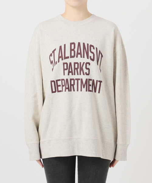 JOURNAL STANDARD relume(ジャーナルスタンダード レリューム)の「《WEB限定追加4》ST.ALBANSロゴスウェット(スウェット・レディース・グレー/オートミール/ネイビー・FREE)」の15枚目の写真