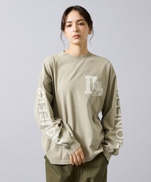 REMI RELIEF | 【REMI RELIEF / レミ レリーフ】  HARD SP加工 20/天竺 ロングスリーブTシャツ（IL）RN30389133／ユニセックス(Tシャツ/カットソー)