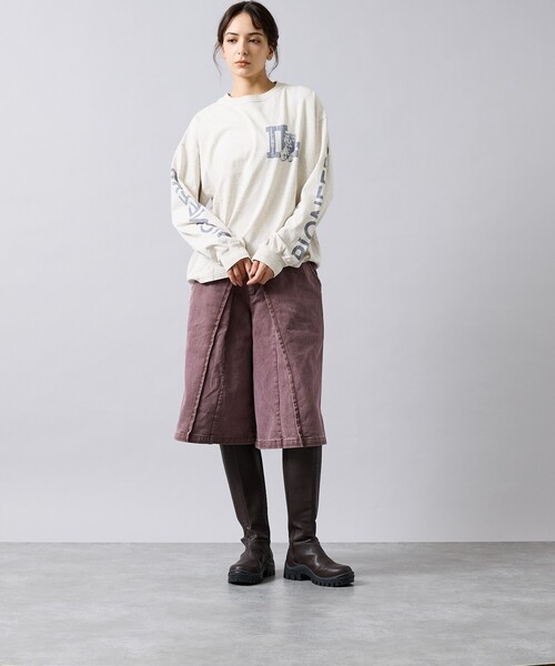 REMI RELIEF（レミレリーフ）の「【REMI RELIEF / レミ レリーフ】  HARD SP加工 20/天竺 ロングスリーブTシャツ（IL）RN30389133／ユニセックス（Tシャツ/カットソー・メンズ・ブラック/ベージュ/アイボリー・M/L）」の21枚目の写真