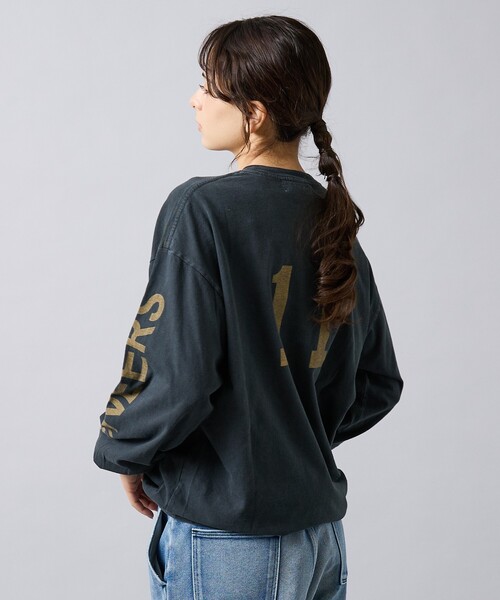 REMI RELIEF（レミレリーフ）の「【REMI RELIEF / レミ レリーフ】  HARD SP加工 20/天竺 ロングスリーブTシャツ（IL）RN30389133／ユニセックス（Tシャツ/カットソー・メンズ・ブラック/ベージュ/アイボリー・M/L）」の10枚目の写真