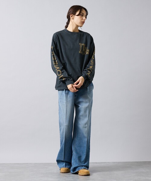 REMI RELIEF（レミレリーフ）の「【REMI RELIEF / レミ レリーフ】  HARD SP加工 20/天竺 ロングスリーブTシャツ（IL）RN30389133／ユニセックス（Tシャツ/カットソー・メンズ・ブラック/ベージュ/アイボリー・M/L）」の11枚目の写真