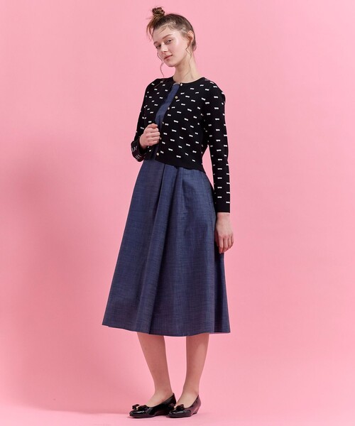 TOCCA(トッカ)の「RIBBON BLOOM カーディガン(ニット/セーター・レディース・ブラック系/ピンク系・SMALL/MEDIUM)」の10枚目の写真