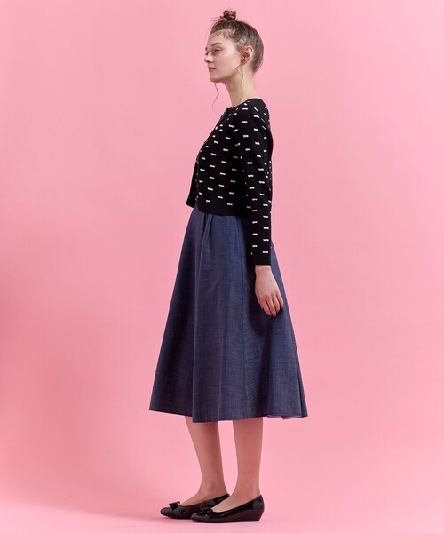 TOCCA(トッカ)の「RIBBON BLOOM カーディガン(ニット/セーター・レディース・ブラック系/ピンク系・SMALL/MEDIUM)」の9枚目の写真