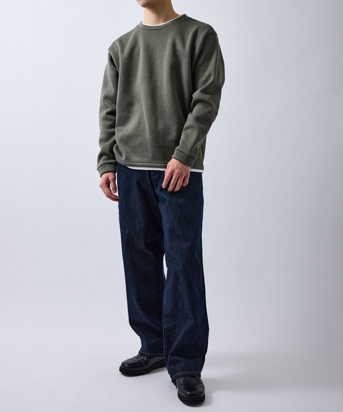  j.n.r.d（ジェー・エヌ・アール・ディー）の「コンフィクロスフリースプルオーバー（Tシャツ/カットソー・メンズ・オリーブ/ブラック/ブルー系その他4・L/M/S/LL）」の6枚目の写真