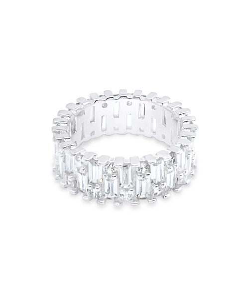 RAINDROP JEWELRY（レインドロップジュエリー）の「レインドロップバゲット＆ラウンドカットエタニティリング[S925]（リング・レディース・その他・11号/13号/17号/19号/15号）」の2枚目の写真