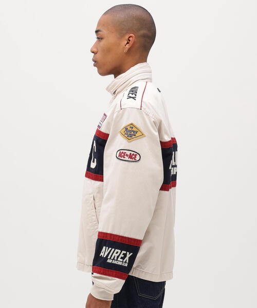 AVIREX（アヴィレックス）の「《A.A.R.C》CLASSIC RACING JACKET / エアレーシングクラブ クラシック レーシングジャケット / AVIREX / アヴィレックス（ブルゾン・メンズ・ブラック/ホワイト系2・L/M/XL/2XL）」の15枚目の写真