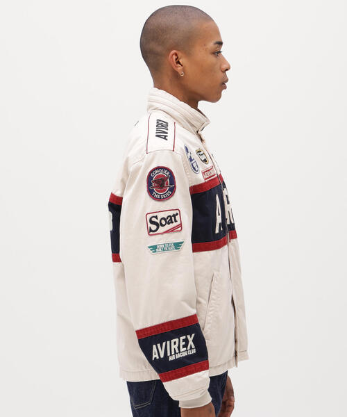 AVIREX（アヴィレックス）の「《A.A.R.C》CLASSIC RACING JACKET / エアレーシングクラブ クラシック レーシングジャケット / AVIREX / アヴィレックス（ブルゾン・メンズ・ブラック/ホワイト系2・L/M/XL/2XL）」の13枚目の写真