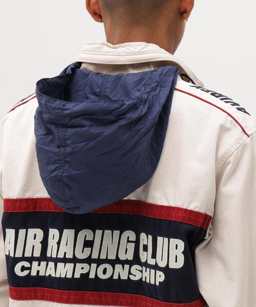 AVIREX（アヴィレックス）の「《A.A.R.C》CLASSIC RACING JACKET / エアレーシングクラブ クラシック レーシングジャケット / AVIREX / アヴィレックス（ブルゾン・メンズ・ブラック/ホワイト系2・L/M/XL/2XL）」の7枚目の写真