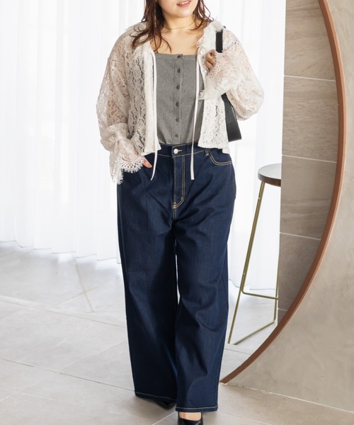 CLETTE(クレット)の「CLETTEオリジナル前後2WAYボタンデザインリブタンクトップ(タンクトップ・レディース・ブラック/チャコールグレー/オフホワイト・4L/3L/LL)」の6枚目の写真