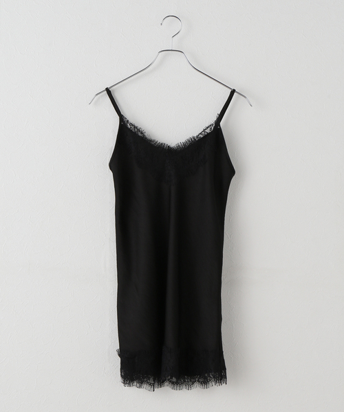 plage（プラージュ）の「《追加》Lace Satin キャミソール 2（キャミソール・レディース・ブラック・FREE）」の15枚目の写真