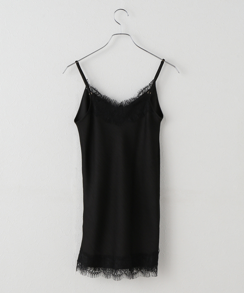 plage（プラージュ）の「《追加》Lace Satin キャミソール 2（キャミソール・レディース・ブラック・FREE）」の16枚目の写真