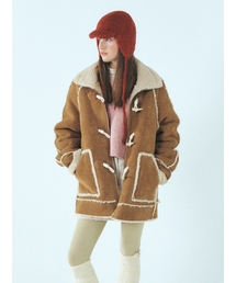 Reversible Duffle Mustang Coat, Camel
