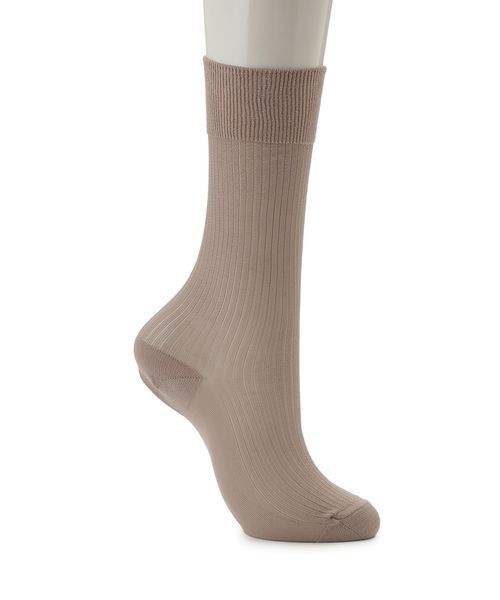 SNIDEL（スナイデル）の「シアーソックス（ソックス/靴下・レディース・グレー/ベージュ/イエロー・F）」の6枚目の写真