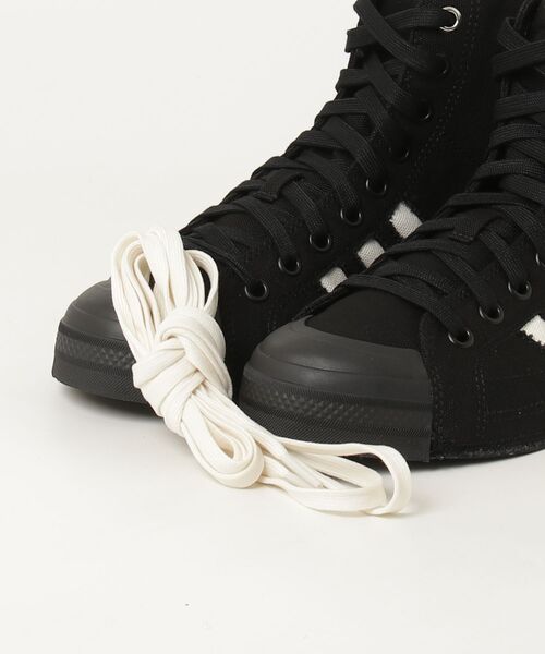 Y-3（ワイスリー）の「Y-3 NIZZA HI（スニーカー・メンズ・ブラック×ホワイト・27.5cm/27.0cm/26.5cm/25.5cm/23.5cm/28.5cm/24.5cm/24.0cm/23.0cm/22.5cm/28.0cm/26.0cm）」の9枚目の写真