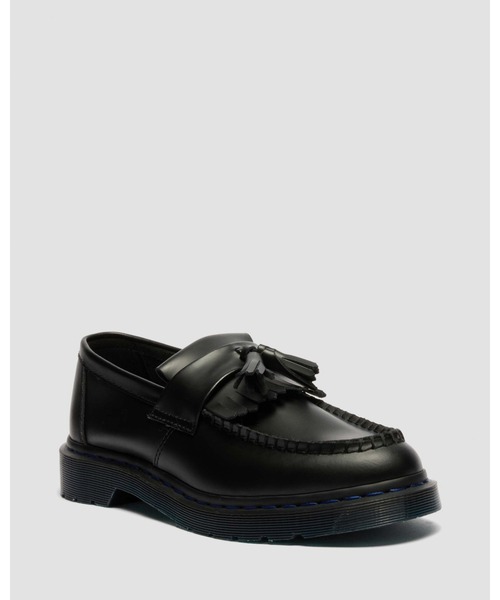 Dr. Martens(ドクターマーチン)の「Dr. Martens/ドクターマーチン ADRIAN ネイビーソール II ローファー シューズ 43430001(ローファー・メンズ・ブラック・UK3/UK4/UK5/UK6/UK7/UK8/UK9/UK10/UK11)」の1枚目の写真