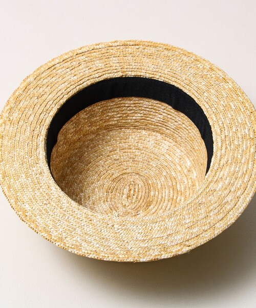 GLOSTER（グロスター）の「【夏の定番クラシック】STRAW BOATHER HAT カンカン帽（ハット・メンズ・アイボリー/ベージュ・FREE）」の5枚目の写真