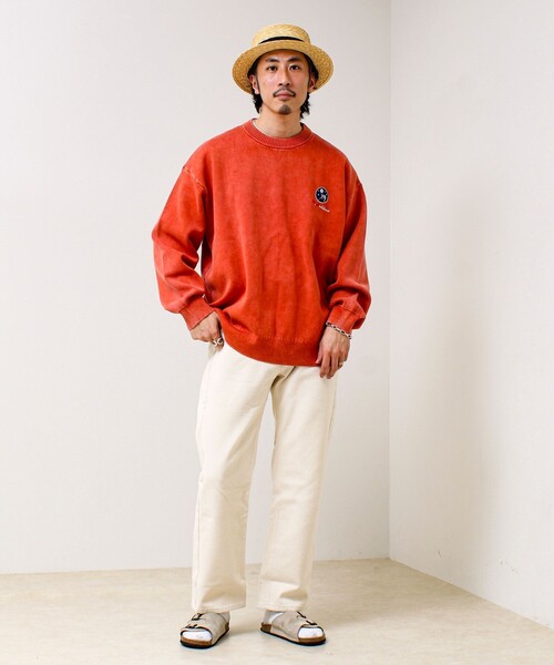 GLOSTER（グロスター）の「【夏の定番クラシック】STRAW BOATHER HAT カンカン帽（ハット・メンズ・アイボリー/ベージュ・FREE）」の12枚目の写真