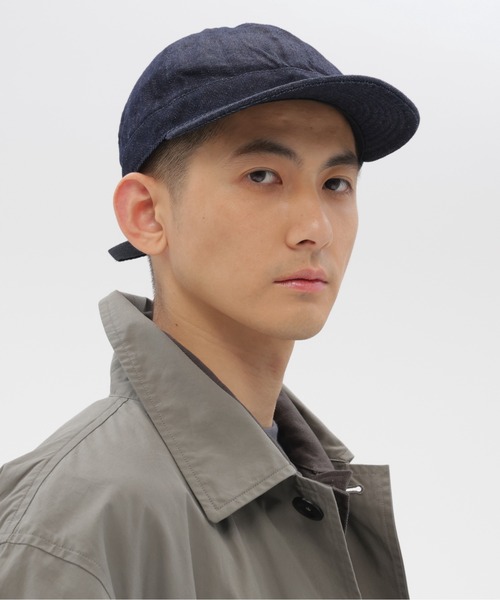 MHL.（エムエイチエル）の「CANTON LIGHT DENIM（キャップ・レディース・インディゴブルー・FREE）」の2枚目の写真