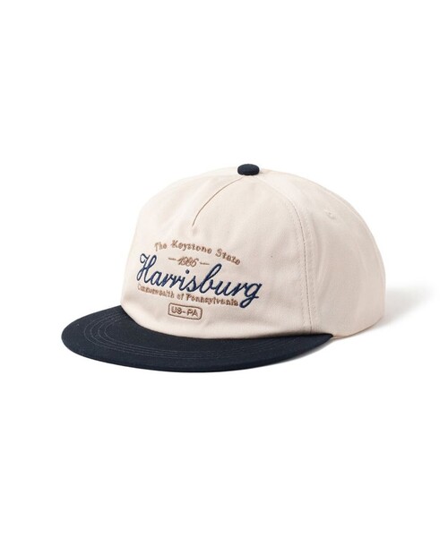 BEAMS HEART(ビームスハート)の「【ユニセックス】5パネル 2トーン キャップ(キャップ・メンズ・グリーン/ネイビー・ONE SIZE)」の1枚目の写真