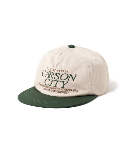 BEAMS HEART(ビームスハート)の「【ユニセックス】5パネル 2トーン キャップ(キャップ・メンズ・グリーン/ネイビー・ONE SIZE)」の3枚目の写真